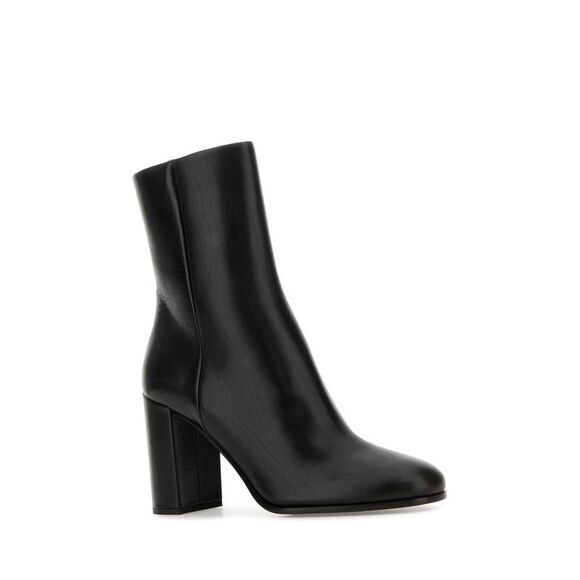 Prada Women Black Leather Ankle Boots - Picture 2 of 2